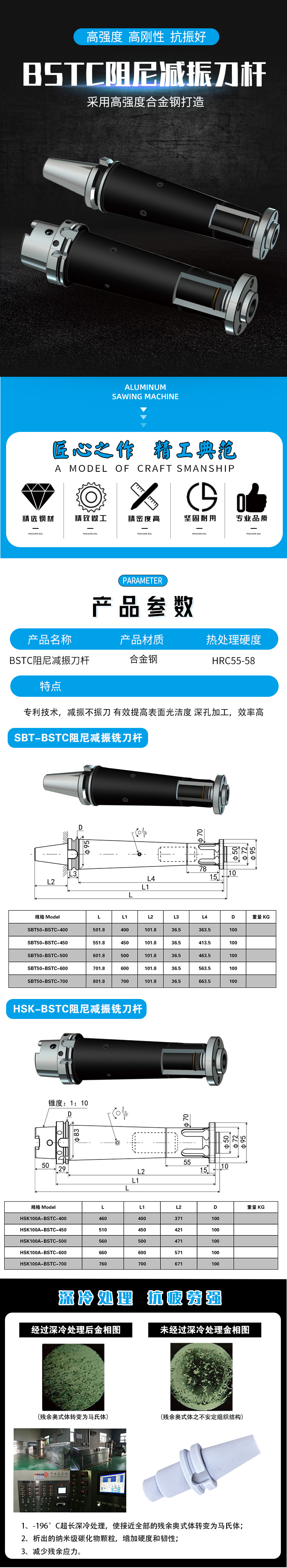 BSTC阻尼減振刀柄